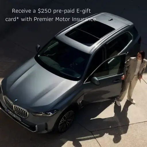 Egift card with Premier Motor Insurance