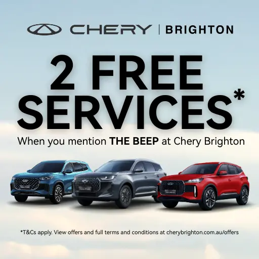 2 Free Services At Chery Brighton