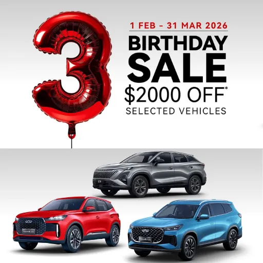 3 Year Birthday Sale