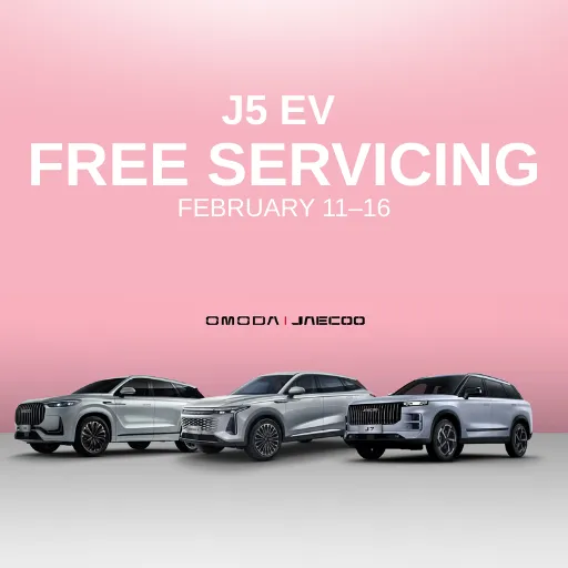 J5 EV Free Servicing
