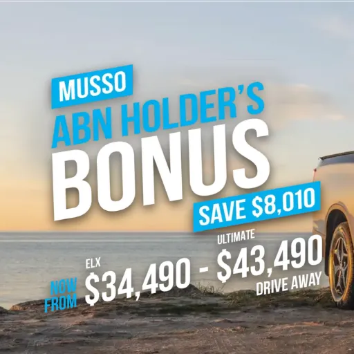 Musso ABN Holder Bonus