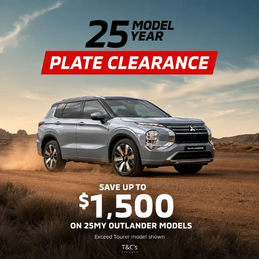 25MY Outlander Plate Clearance