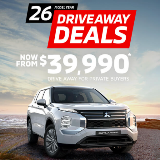 26MY Outlander Driveaway Offer