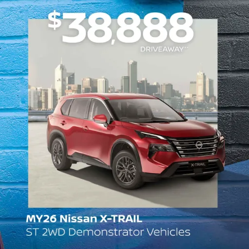 X-Trail Demo Driveaway Offer
