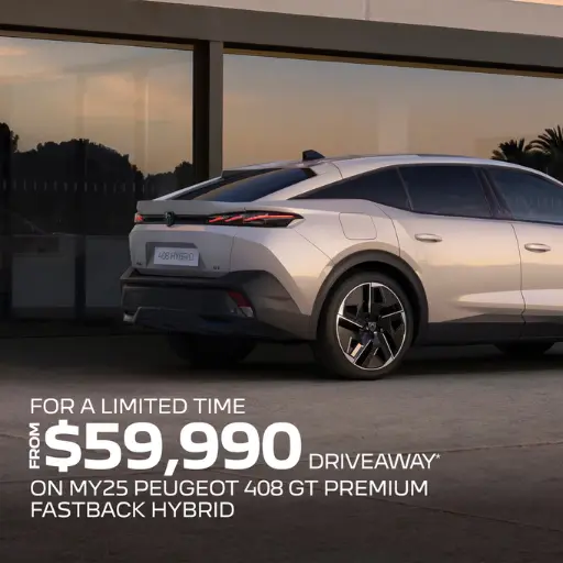 408 GT Premium Hybrid Driveaway