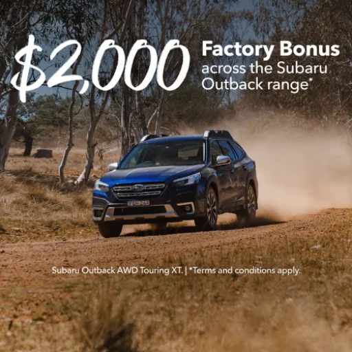 Outback $2000 Factory Bonus