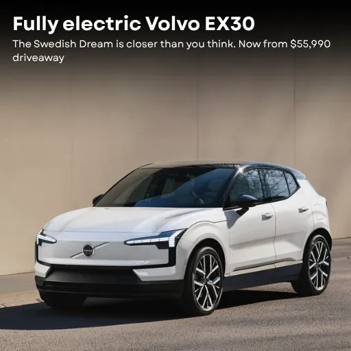 Fully Electric Volvo EX30 Offer